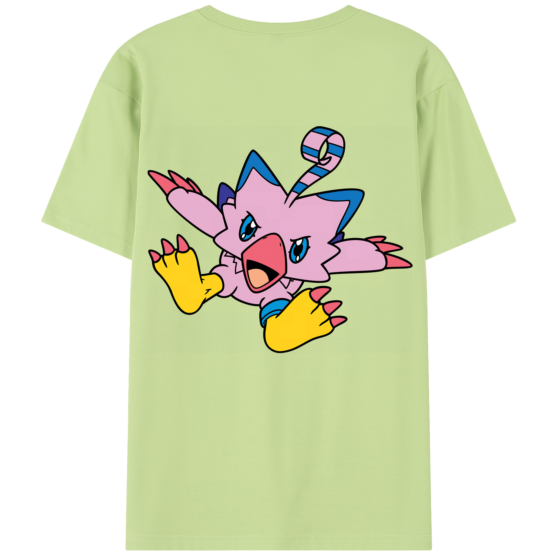 （画像用） Digimon デジタルモンスター/デジモン 綿100％半袖Tシャツ（背面プリント）